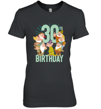 Load image into Gallery viewer, Disney Snow White Dwarfs Group Shot 30th Birthday Women's Premium T-Shirt
