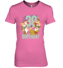 Load image into Gallery viewer, Disney Snow White Dwarfs Group Shot 30th Birthday Women's Premium T-Shirt
