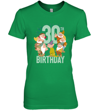 Load image into Gallery viewer, Disney Snow White Dwarfs Group Shot 30th Birthday Women's Premium T-Shirt
