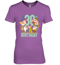 Load image into Gallery viewer, Disney Snow White Dwarfs Group Shot 30th Birthday Women's Premium T-Shirt
