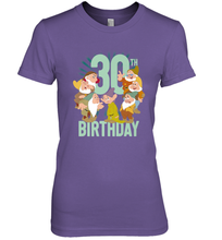 Load image into Gallery viewer, Disney Snow White Dwarfs Group Shot 30th Birthday Women's Premium T-Shirt
