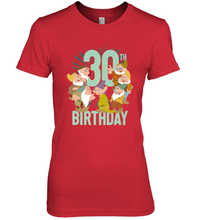 Load image into Gallery viewer, Disney Snow White Dwarfs Group Shot 30th Birthday Women's Premium T-Shirt
