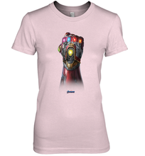 Load image into Gallery viewer, Marvel Avengers Endgame Infinity Stone Gauntlet Color Logo Women's Premium T-Shirt
