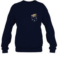 Load image into Gallery viewer, Disney Pixar Toy Story Woody Buzz Cloud Pocket Crewneck Sweatshirt
