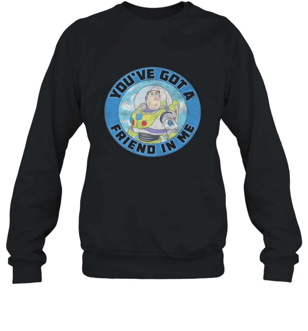 Disney Pixar Toy Story Buzz Friend In Me Crewneck Sweatshirt