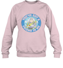 Load image into Gallery viewer, Disney Pixar Toy Story Buzz Friend In Me Crewneck Sweatshirt
