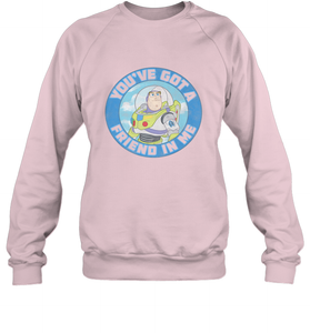 Disney Pixar Toy Story Buzz Friend In Me Crewneck Sweatshirt