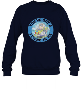 Disney Pixar Toy Story Buzz Friend In Me Crewneck Sweatshirt