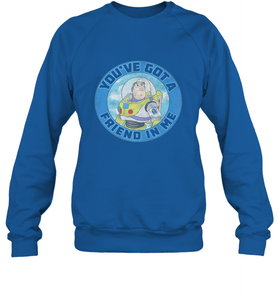 Disney Pixar Toy Story Buzz Friend In Me Crewneck Sweatshirt