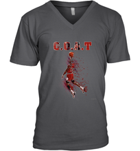 Load image into Gallery viewer, Basketball  Chicago Jordan G.O.A.T. Dunk Men's V-Neck
