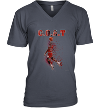 Load image into Gallery viewer, Basketball  Chicago Jordan G.O.A.T. Dunk Men's V-Neck
