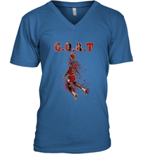 Load image into Gallery viewer, Basketball  Chicago Jordan G.O.A.T. Dunk Men's V-Neck
