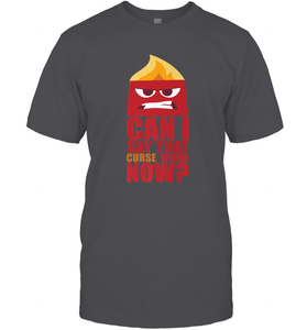 Disney Pixar Inside Out Anger Curse Quote Men's T-Shirt