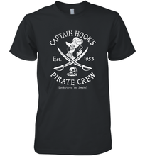Load image into Gallery viewer, Disney Villains Captain Hook Pirate Crew Est 1953 Logo Men's Premium T-Shirt
