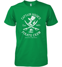 Load image into Gallery viewer, Disney Villains Captain Hook Pirate Crew Est 1953 Logo Men's Premium T-Shirt
