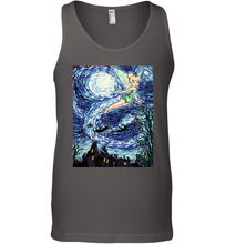 Load image into Gallery viewer, Disney Peter Pan Tinker Bell Starry Night Portrait Men&#39;s Tank Top
