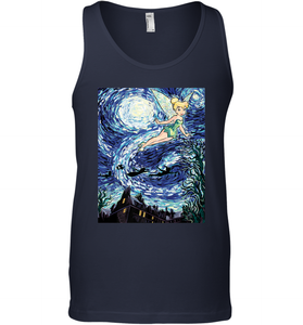 Disney Peter Pan Tinker Bell Starry Night Portrait Men's Tank Top