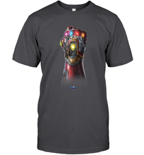 Load image into Gallery viewer, Marvel Avengers Endgame Infinity Stone Gauntlet Color Logo Men's T-Shirt

