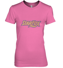 Load image into Gallery viewer, Star fox Vintage Distressed Game Logo Women's Premium T-Shirt
