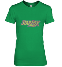 Load image into Gallery viewer, Star fox Vintage Distressed Game Logo Women's Premium T-Shirt
