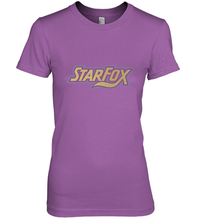 Load image into Gallery viewer, Star fox Vintage Distressed Game Logo Women's Premium T-Shirt
