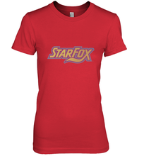 Load image into Gallery viewer, Star fox Vintage Distressed Game Logo Women's Premium T-Shirt
