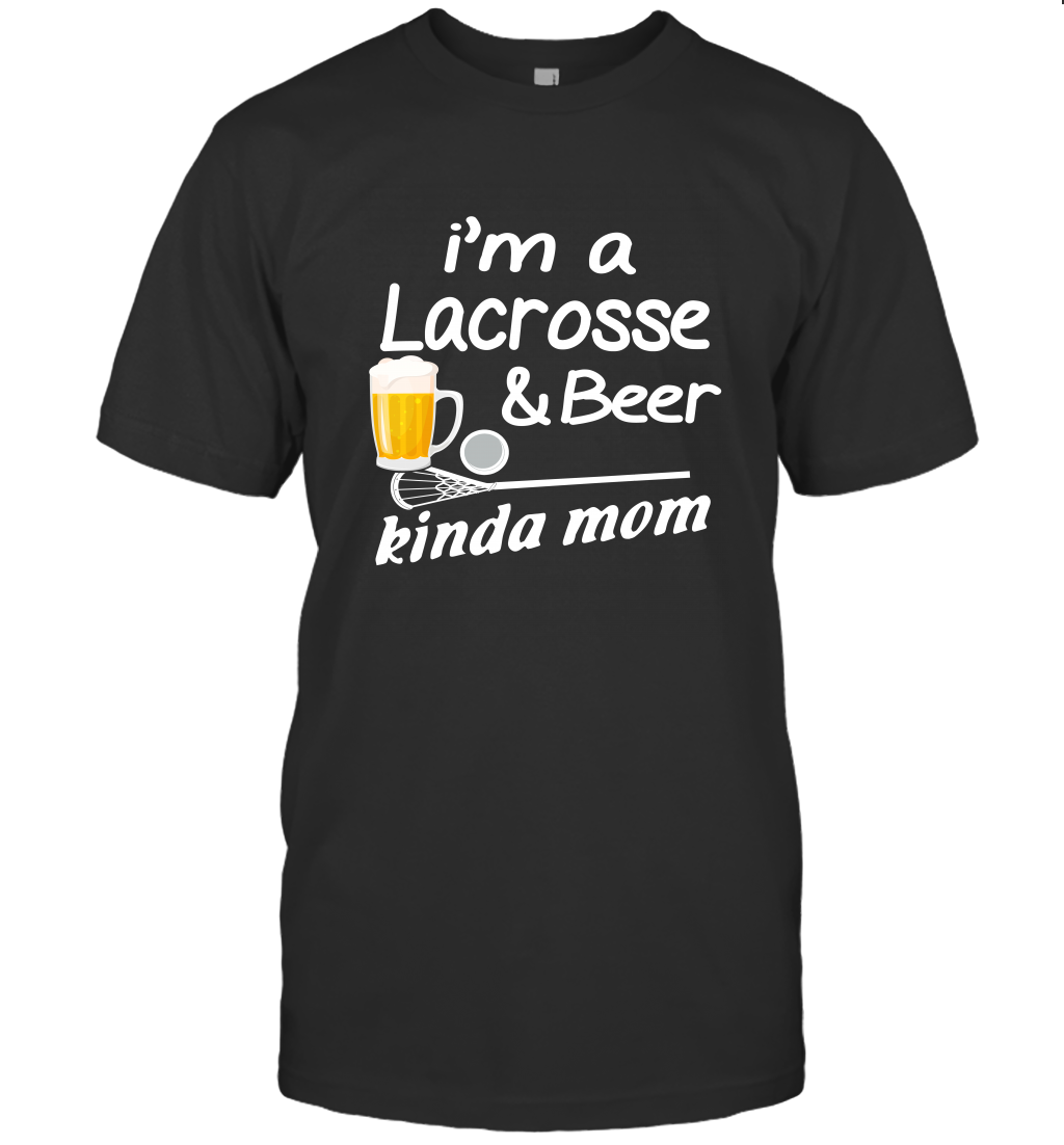 A Lacrosse Beer Kinda Mom Men's T-Shirt