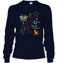 Load image into Gallery viewer, Disney Pixar Toy Story Howdy Partner Woody Shapes Long Sleeve T-Shirt
