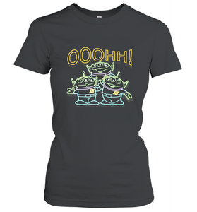 Disney Pixar Toy Story Neon Aliens Ooohh Women's T-Shirt