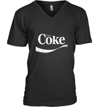 Load image into Gallery viewer, Coca Cola Vintage Enjoy Coke White Logo Men's V-Neck
