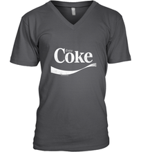 Load image into Gallery viewer, Coca Cola Vintage Enjoy Coke White Logo Men's V-Neck
