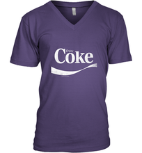 Load image into Gallery viewer, Coca Cola Vintage Enjoy Coke White Logo Men's V-Neck
