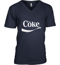 Load image into Gallery viewer, Coca Cola Vintage Enjoy Coke White Logo Men's V-Neck
