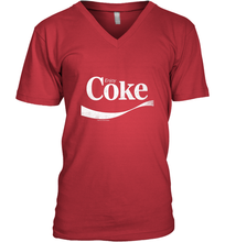 Load image into Gallery viewer, Coca Cola Vintage Enjoy Coke White Logo Men's V-Neck
