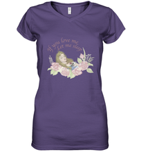 Load image into Gallery viewer, Disney Sleeping Beauty Let Me Sleep Roses Women's V-Neck T-Shirt
