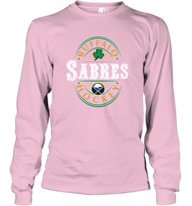 Buffalo Sabres Fanatics Branded Black St. Patrick's Day Forever Lucky 01 Long Sleeve T-Shirt