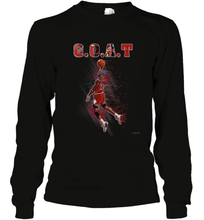 Load image into Gallery viewer, Basketball  Chicago Jordan G.O.A.T. Dunk Long Sleeve T-Shirt
