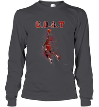 Load image into Gallery viewer, Basketball  Chicago Jordan G.O.A.T. Dunk Long Sleeve T-Shirt
