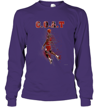 Load image into Gallery viewer, Basketball  Chicago Jordan G.O.A.T. Dunk Long Sleeve T-Shirt
