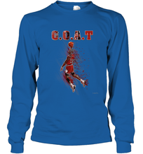Load image into Gallery viewer, Basketball  Chicago Jordan G.O.A.T. Dunk Long Sleeve T-Shirt
