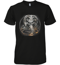 Load image into Gallery viewer, Cobra Kai Rusted Steel Snake Logo Men&#39;s Premium T-Shirt
