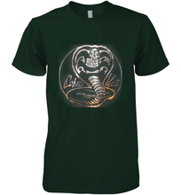 Load image into Gallery viewer, Cobra Kai Rusted Steel Snake Logo Men&#39;s Premium T-Shirt
