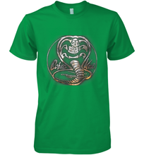 Load image into Gallery viewer, Cobra Kai Rusted Steel Snake Logo Men&#39;s Premium T-Shirt
