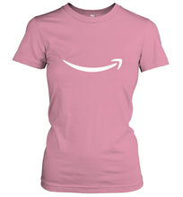 Load image into Gallery viewer, Smile Shirt  White Logo Women's T-Shirt
