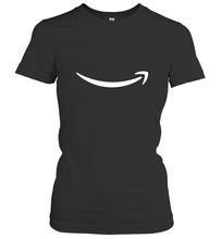 Load image into Gallery viewer, Smile Shirt  White Logo Women's T-Shirt
