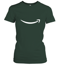 Load image into Gallery viewer, Smile Shirt  White Logo Women's T-Shirt
