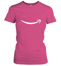 Load image into Gallery viewer, Smile Shirt  White Logo Women's T-Shirt
