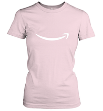 Load image into Gallery viewer, Smile Shirt  White Logo Women's T-Shirt
