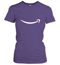 Load image into Gallery viewer, Smile Shirt  White Logo Women's T-Shirt
