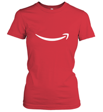 Load image into Gallery viewer, Smile Shirt  White Logo Women's T-Shirt
